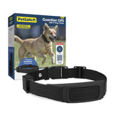 PetSafe guardian collier face avant montrant les commandes et sécurité