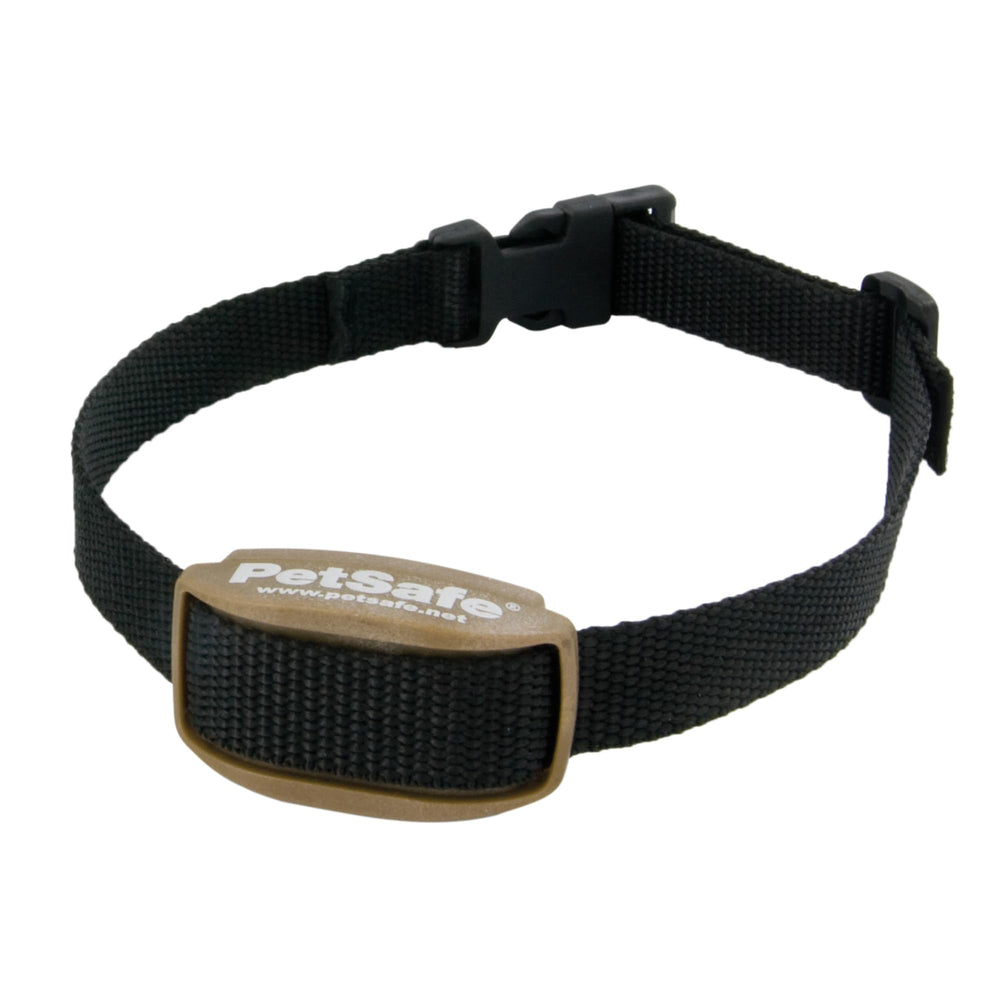 PetSafe collier face avant montrant design compact et contrôle de zone sécurisé