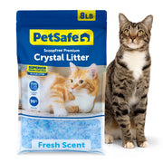 PetSafe emballage avant montrant sac 8 lb et parfum frais pour achat facile
