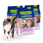 PetSafe ScoopFree emballage face montrant le format pack et bénéfice économie
