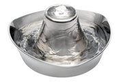 PetSafe vue avant montrant design en acier et accès eau 360°