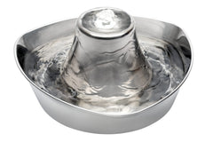 PetSafe vue avant montrant design en acier et accès eau 360°
