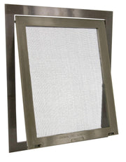 PetSafe trappe vue de face montrant adaptation moustiquaire et entrée facile
