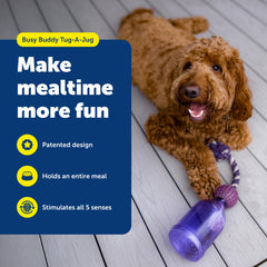 PetSafe Tug-A-Jug gros plan des ergots ajustables pour contrôler les friandises