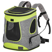 Petsfit sac à dos face avant montrant ventilation et sécurité