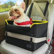 Petsfit siège auto face avant montrant maintien sûr et confort