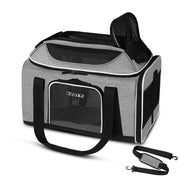 Petskd vue avant du sac montrant rangement et design, sécurité garantie