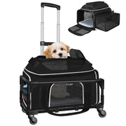 Petskd face avant du transporteur montrant ouverture et ventilation pour confort