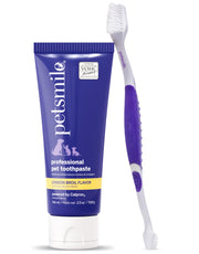 petsmile emballage avant montrant kit complet et bénéfice routine simple