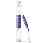 petsmile brosse vue avant montrant design et packaging, facilité d'utilisation
