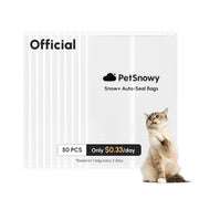 PetSnowy sac face avant montrant fermeture auto scellante pour propreté