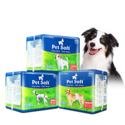 Pet Soft face de l'emballage montrant 72 couches, praticité pour propriétaires
