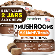 Petsology emballage avant montrant 340 croquettes, soutien quotidien