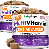 Petsology emballage avant montrant lot de deux flacons pour plus de valeur