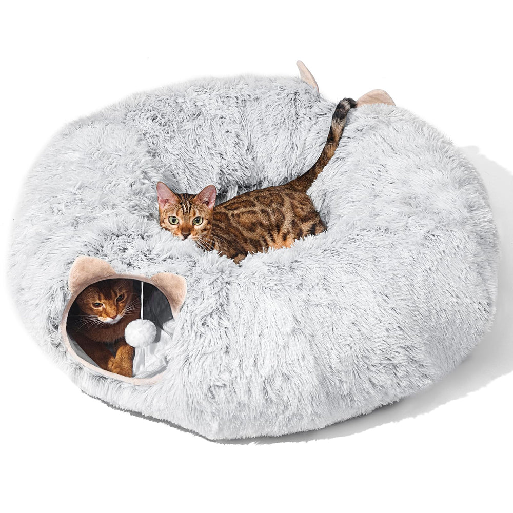 PETSTA tunnel devant l'emballage montrant le produit prêt à l'emploi et son confort