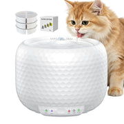 Petsuper fontaine vue de face montrant design élégant et capacité 1,8 L pour hydratation sûre
