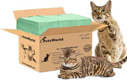 PETSWORLD emballage avant montrant pack de 25 et caractéristiques pratiques