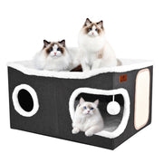 PETTDATE vue frontale du condo montrant deux niveaux et design pratique