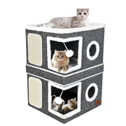 PETTDATE maison 2 étages vue frontale montrant confort et organisation