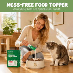 PETTERM poudre mélangée à la pâtée incitant le chat à manger facilement