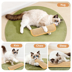 PetZen Garden gros plan sisal révélant la tresse naturelle et durabilité pour griffades