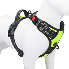PHOEPET harnais face avant montrant coupe et maintien pour confort