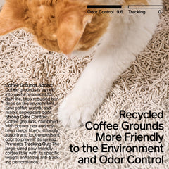 pidan marc de café détail illustrant le contrôle des odeurs naturel