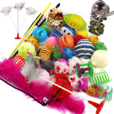 PietyPet coffret face avant montrant 32 jouets pour stimulation ludique