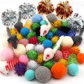 PietyPet vue d'ensemble du lot de 60 jouets pour jeu varié
