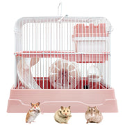 PINVNBY vue avant cage rose pratique pour transport