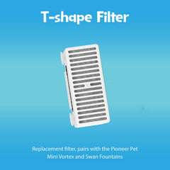 Pioneer Pet filtre gros plan charbon montrant capture des impuretés