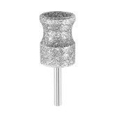 PLATGO meule diamant face avant montrant la tige 1/8" et l'ajustement facile