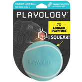 Playology balle jumbo face avant montrant sifflet intégré pour une stimulation sonore