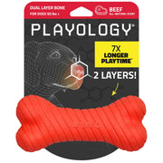 Playology bone vue de face montrant forme résistante et attrait visuel