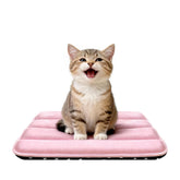 pobopobo vue avant du tapis rose, confort doux immédiat