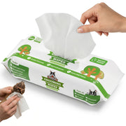 Pogi's paquet avant montrant l'étiquette et le format pratique pour rangement