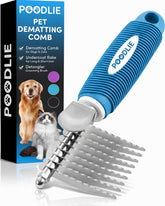 POODLIE emballage avant montrant le démêloir efficace
