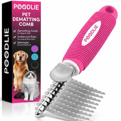 POODLIE vue avant du démêloir montrant design et marque, pour choix éclairé
