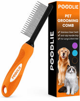 POODLIE peigne face avant orange montrant packaging pratique