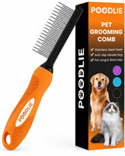POODLIE peigne face avant orange montrant packaging pratique