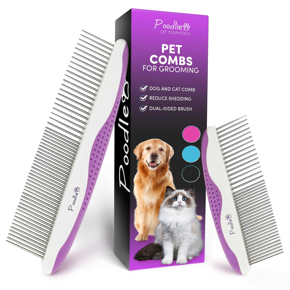 POODLIE peigne face avant emballage montrant l'ensemble pack et avantage polyvalent