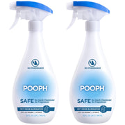 POOPH face avant emballage montrant flacon et avantages sans parfum