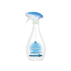 POOPH flacon face 16 oz montrant l'étiquette et facilité d'utilisation