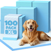 Powools packaging avant montrant la boîte de 100 tapis pour rangement pratique