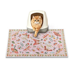 PPET tapis litière face avant montrant design et capture efficace