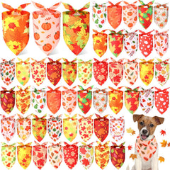 Preboun vue avant du lot de 50 bandanas automne pour organisation facile