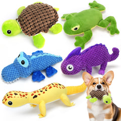 PrimePets crocodile bleu en gros plan montrant le couineur et l'attrait visuel