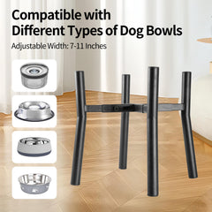 PROERR gamelle en place illustrant confort d’alimentation pour chien