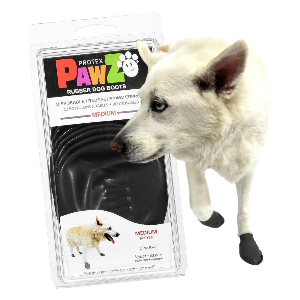 Protex PawZ emballage avant montrant pack de 12 et protection pratique