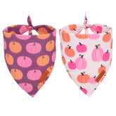 PTDECOR bandana face avec motif citrouille rose pour look festif